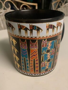 Laurel Burch "Egypticats" ceramic coffee mug